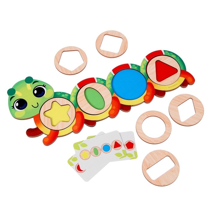 Настольная игра. Повтори по образцу &laquo;Гусеница&raquo;