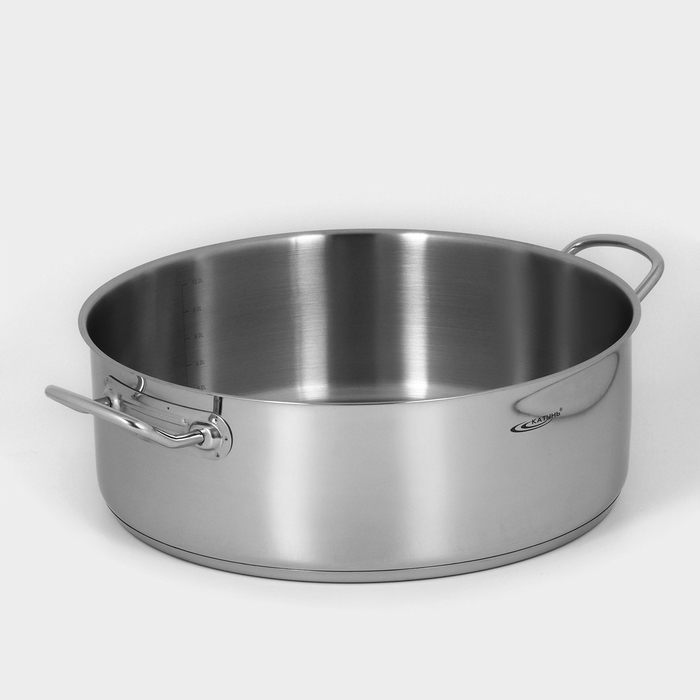 Кастрюля &laquo;Общепит&raquo;, 12 л, капсульное дно, индукция