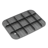 Туалет "Сима Люкс" с сеткой и бортом 30 х 39 х 19 см, серый Туалет "Сима Люкс" с сеткой и бортом 30 х 39 х 19 см, серый