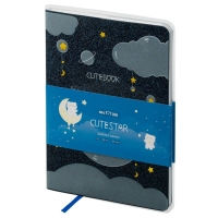 Записная книжка А5 80 листов в линию, ЛАЙТ, кожзам, MESHU "Cutestar", съемная пластиковая обложка с дизайном, пантон, белила, блок офсет Записная книжка А5 80 листов в линию, ЛАЙТ, кожзам, MESHU "Cutestar", съемная пластиковая обложка с дизайном, пантон, белила, блок офсет