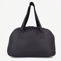 Сумка спортивная на молнии, наружный карман, длинный ремень, средний размер, цвет чёрный Сумка спортивная на молнии, наружный карман, длинный ремень, средний размер, цвет чёрный