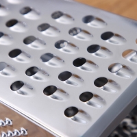 Тёрка четырёхгранная Доляна «Энергия», 9×7×17 см, прорезиненное дно, цвет МИКС Тёрка четырёхгранная Доляна «Энергия», 9×7×17 см, прорезиненное дно, цвет МИКС