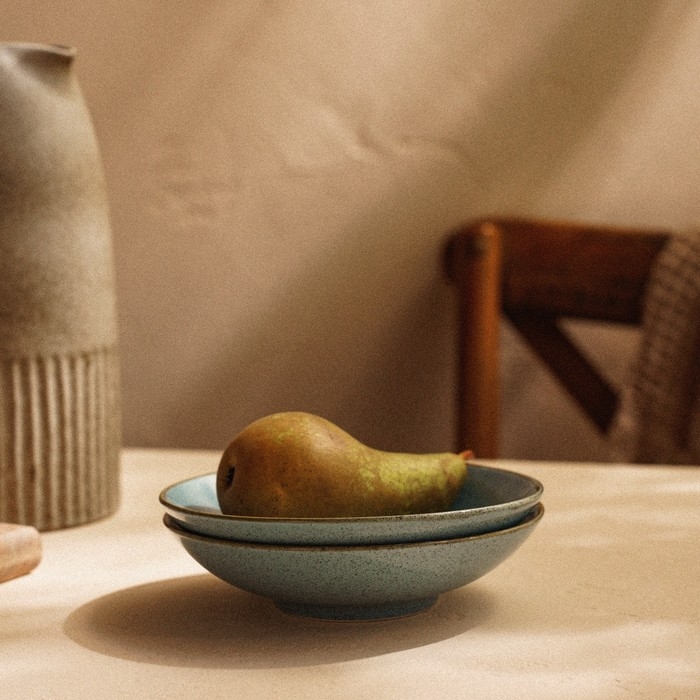 Набор мисок фарфоровых SL Home «Аззура», 380 мл, d=16,5 см, цвет голубой Набор мисок фарфоровых SL Home «Аззура», 380 мл, d=16,5 см, цвет голубой