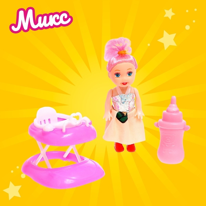 Кукла малышка «Ева» с аксессуарами, МИКС Кукла малышка «Ева» с аксессуарами, МИКС