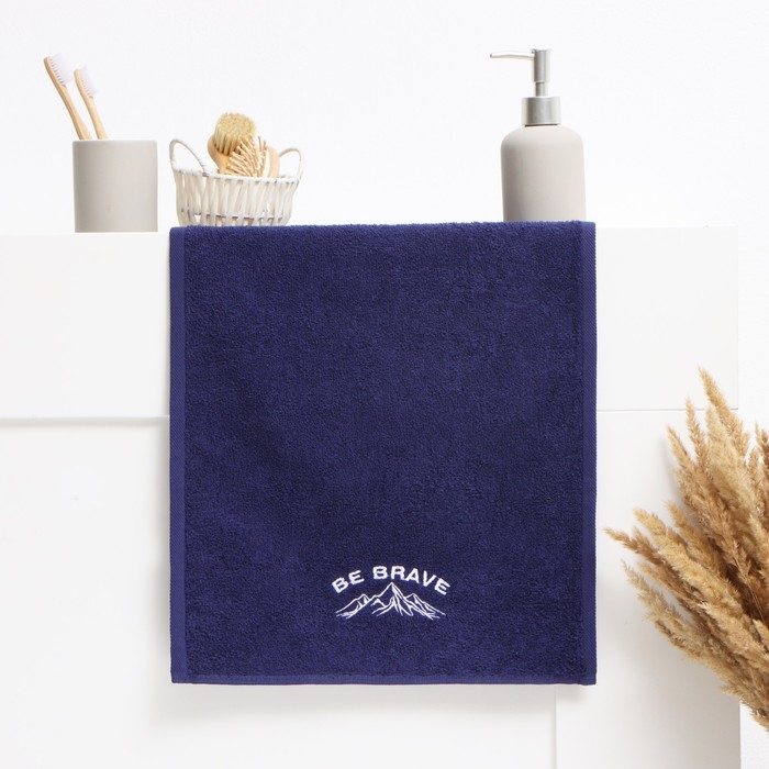 Полотенце махровое Этель Be brave 35х50 см, 100% хлопок, 350 г/м2 Полотенце махровое Этель Be brave 35х50 см, 100% хлопок, 350 г/м2