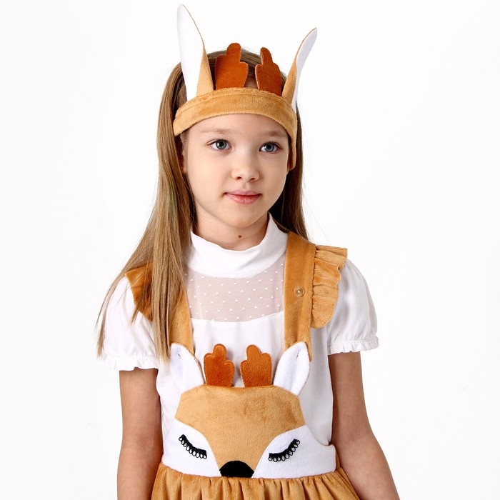 Карнавальный костюм «Оленёнок», плюш, р. 30, рост 110-116 см Карнавальный костюм «Оленёнок», плюш, р. 30, рост 110-116 см