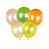 Шар латексный 12" &laquo;Лето&raquo;, набор 25 шт., цвета МИКС