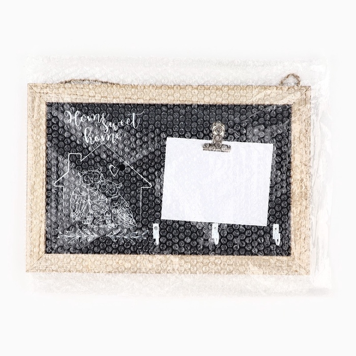 Ключница настенная с держателем &laquo;Home sweet&raquo;, 20 х 30 см