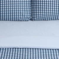 Постельное бельё Этель 2 сп Blue cage 180х215 см, 200х225 см, 50х70&plusmn; 3 см-2 шт, новосатин