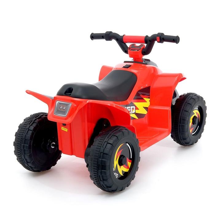 Электромобиль &laquo;Квадроцикл&raquo;, цвет красный