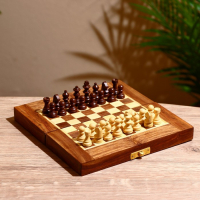 Шахматы дерево, 18х18,5х2 см Шахматы дерево, 18х18,5х2 см