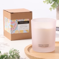 Свеча ароматическая в стакане "FRUITY LOOP", клубника, персик, ваниль, 200 г Свеча ароматическая в стакане "FRUITY LOOP", клубника, персик, ваниль, 200 г