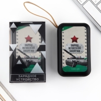 Зарядное устройство &laquo;Заряд мужской энергии&raquo;, 5000мА, мод. PB-01, 10,4 х 6,4 см