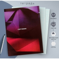 Тетрадь А4, 48 листов в клетку Calligrata "Графика 3D", обложка мелованный картон, блок №2, белизна 75% (серые листы) Тетрадь А4, 48 листов в клетку Calligrata "Графика 3D", обложка мелованный картон, блок №2, белизна 75% (серые листы)