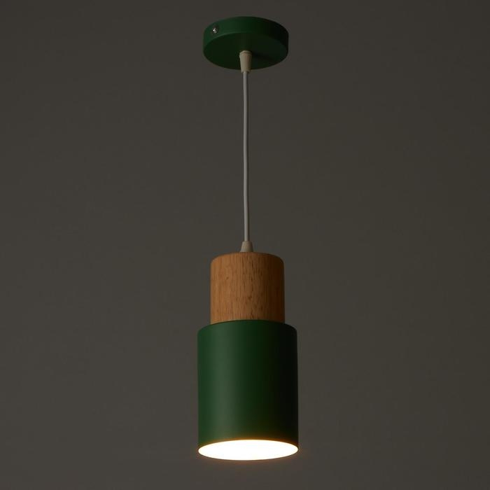 Светильник BayerLux "Стакан" 1хЕ27 40Вт зеленый 10х10х19,8 см