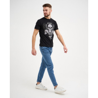 Футболка мужская KAFTAN Skull р. 52, черный Футболка мужская KAFTAN Skull р. 52, черный