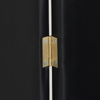 Ширма тканевая "Оксфорд" черный 200х160 см Ширма тканевая "Оксфорд" черный 200х160 см