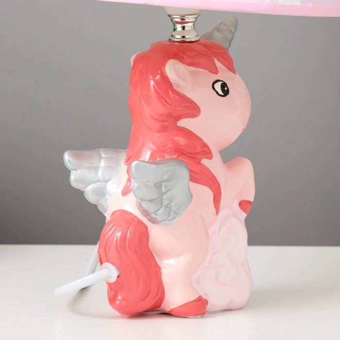 Настольная лампа 16556/1 E14 40Вт розовый 20х20х34 см