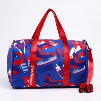 Сумка спортивная &laquo;RUSSIAN HOKEY&raquo;, 47 x 28 x 24 см, цвет голубой