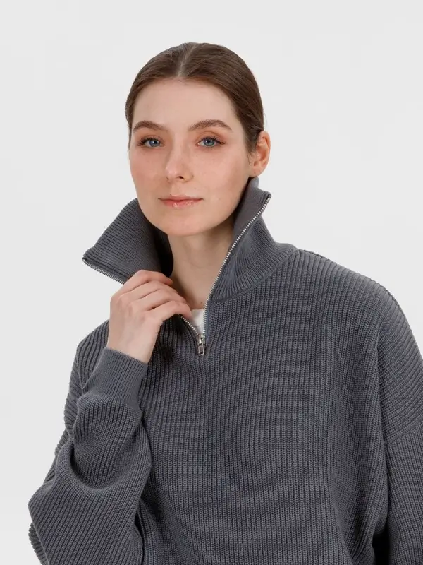 Джемпер Siluetti Birne, серый, размер L/XL Джемпер Siluetti Birne, серый, размер L/XL