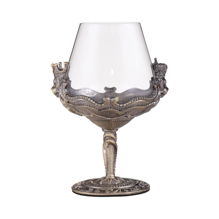 Бокал для коньяка Бокал для коньяка "Лев", 550 мл, бронза, подарочная коробка