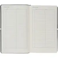 Ежедневник Nubuk, недатированный, темно-серый