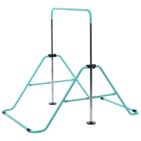 Гимнастическая перекладина детская с регулируемой высотой, цвет зелёный Гимнастическая перекладина детская с регулируемой высотой, цвет зелёный