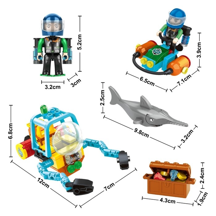Конструктор Кладоискатели &laquo;Глубинные искатели&raquo;, 152 детали