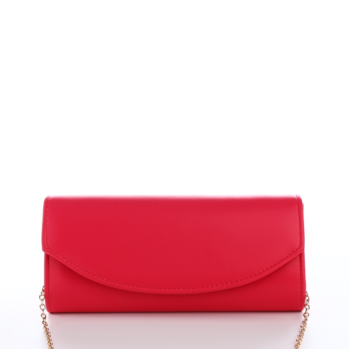 Сумка-клатч на магните, цвет фуксия