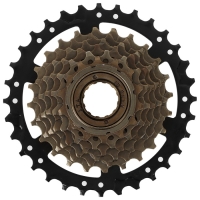 Трещотка ATA, 7 скоростей, 14-32T, чёрно-коричневый Трещотка ATA, 7 скоростей, 14-32T, чёрно-коричневый