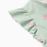 Платье для девочки, цвет зелёный, рост 68 см (3-6 мес) Платье для девочки, цвет зелёный, рост 68 см (3-6 мес)