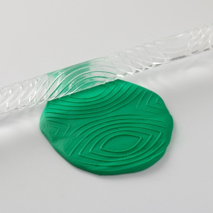 Скалка для творчества акрил Скалка для творчества акрил "Павлиний глаз" 16х1 см