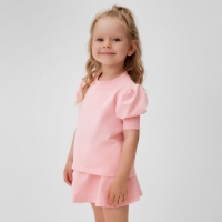 Комплект для девочки (свитшот и юбка) MINAKU, цвет розовый, рост 110 см