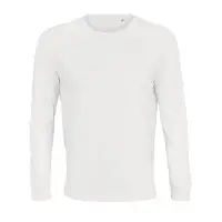 Футболка унисекс с длинным рукавом Pioneer LSL, белая, размер 4XL