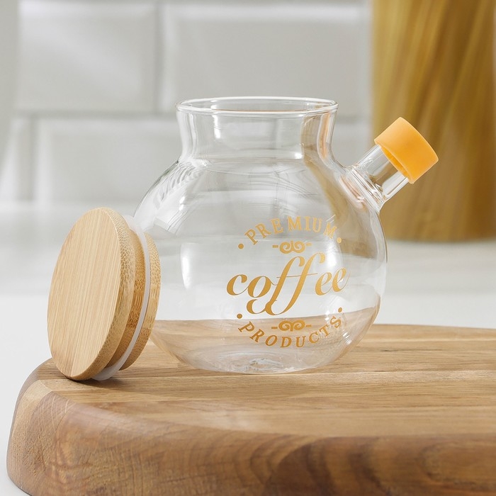 Банка стеклянная для сыпучих продуктов «Колба», 400 мл Банка стеклянная для сыпучих продуктов «Колба», 400 мл