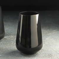 Набор стаканов &laquo;Сандра&raquo;, 380 мл, 6 шт, цвет чёрный