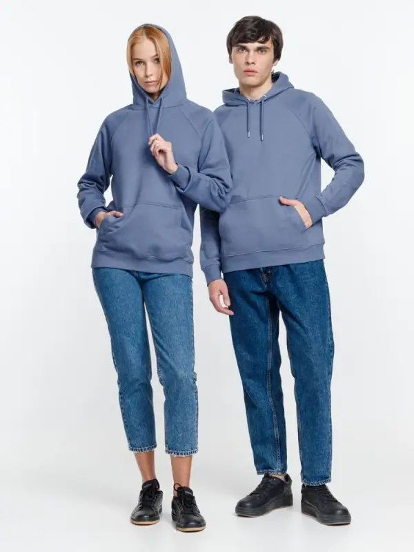 Толстовка унисекс Stellar, синяя, размер M