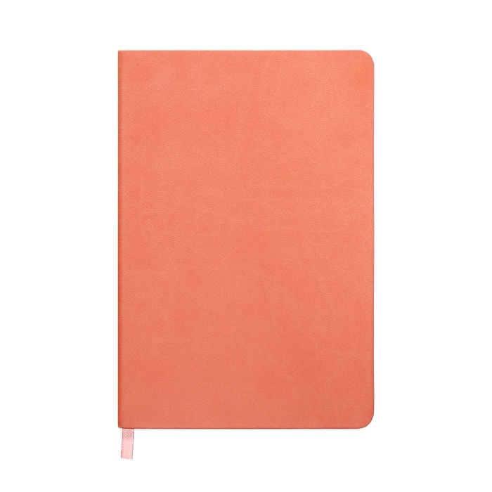 Ежедневник недатированный A5, 140л, клетка, кожзам, на резинке, бирюзовый срез, Розовый Ежедневник недатированный A5, 140л, клетка, кожзам, на резинке, бирюзовый срез, Розовый