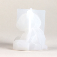 Фигурка гипсовая под раскраску своими руками «Полигональный гипсовый мишка», 7 х 6 см, набор для создания Фигурка гипсовая под раскраску своими руками «Полигональный гипсовый мишка», 7 х 6 см, набор для создания