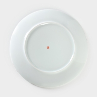 Тарелка фарфоровая &laquo;Сафари. Жираф&raquo;, d=24 см, цвет белый