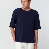 Футболка унисекс оверсайз Street Vibes, темно-синяя, размер M/L