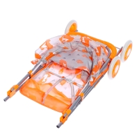 Коляска летняя для кукол &laquo;Лисички&raquo;, металлический каркас