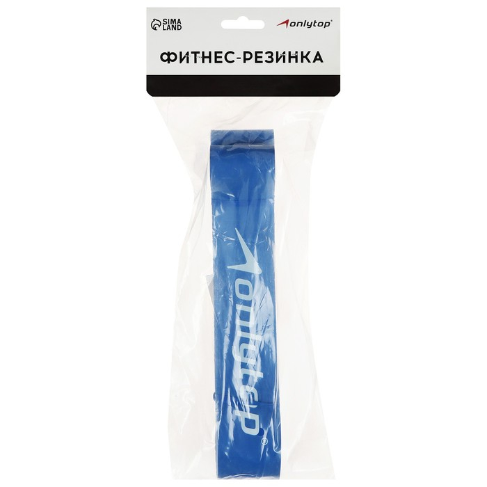 Эспандер ленточный многофункциональный ONLYTOP, 208х4,5х0,5 см, 17-54 кг, цвет синий Эспандер ленточный многофункциональный ONLYTOP, 208х4,5х0,5 см, 17-54 кг, цвет синий