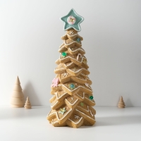 Сувенир полистоун "Ёлочка из пряников с новогодними украшениями и звездой" 15х15,5х34,5 см 1032612 Сувенир полистоун "Ёлочка из пряников с новогодними украшениями и звездой" 15х15,5х34,5 см 1032612