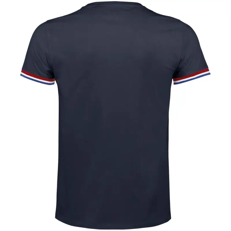 Футболка мужская Rainbow Men, темно-синяя с ярко-синим, размер S