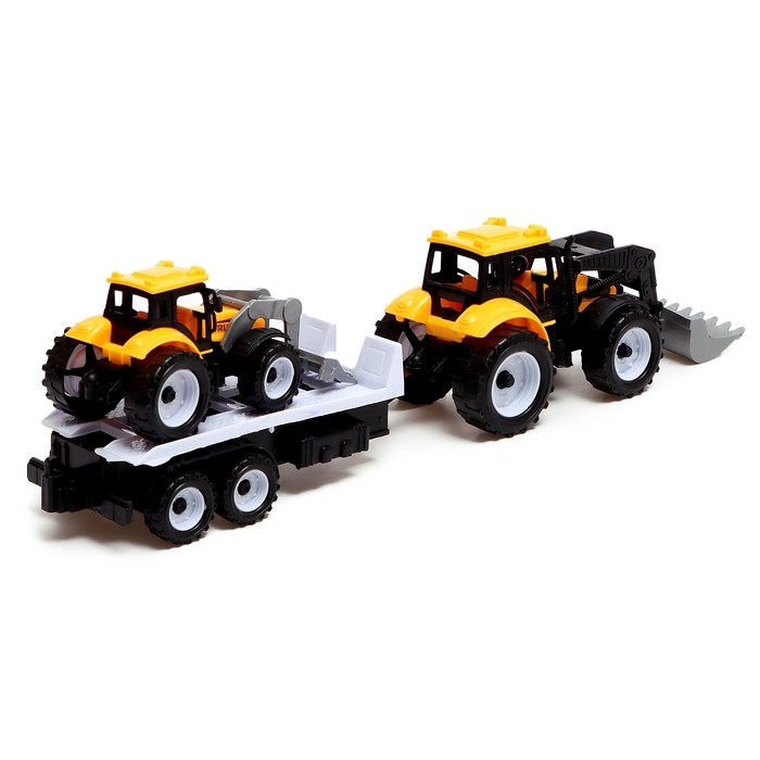 Трактор инерционный &laquo;Фермер&raquo;, с прицепом и трактором