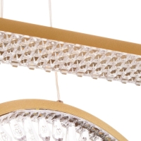 Светильник BayerLux "Шари" LED 100Вт 4000К золото 115х10х38,5-120 см