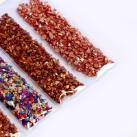 Крошка стеклянная для эпоксидной смолы, набор 6 цветов, вес 1 цвета &mdash; 5 г