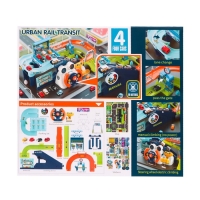 Парковка-автотрек «Город», с 4 машинами, свет и звук, работает от батареек Парковка-автотрек «Город», с 4 машинами, свет и звук, работает от батареек