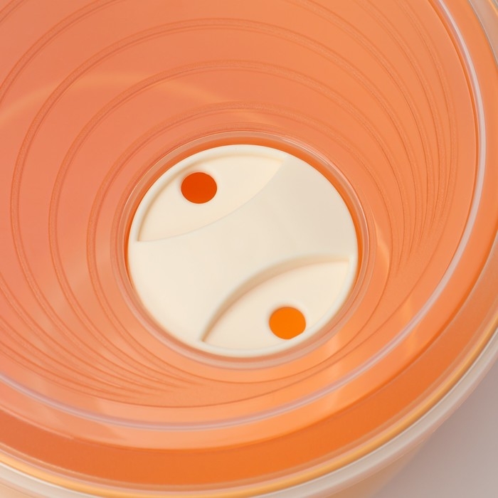 Кружка пластиковая с вакуумной крышкой, 720 мл, цвет МИКС